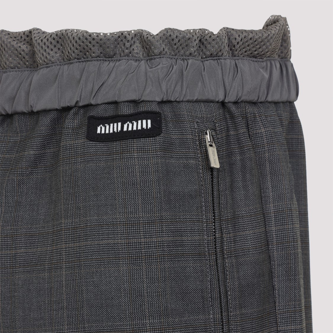 Miu Miu Grey Virgin Wool Pants