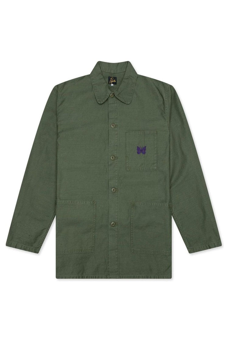 Needles Casual Green Cotton Jacket