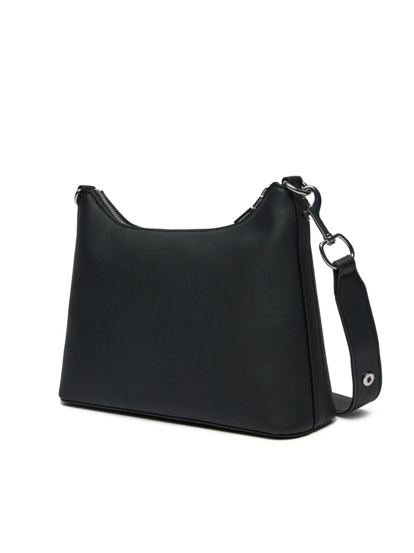 Moschino Logo Plaque Shoulder Bag