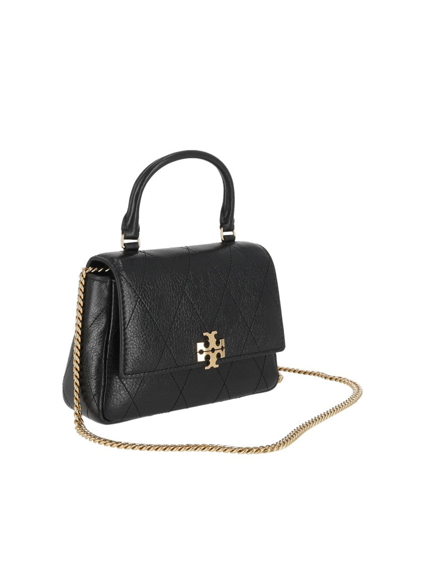 Tory Burch Charlie Quilted Top Handle Chain Wallet
