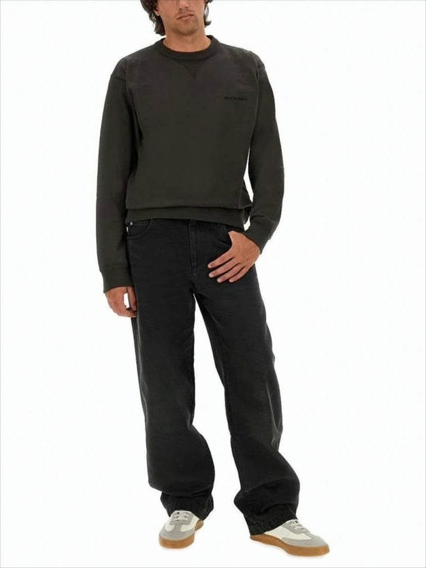 Isabel Marant Relaxed Fit Long-Sleeve Sweatshirt With V-Stitch Detail