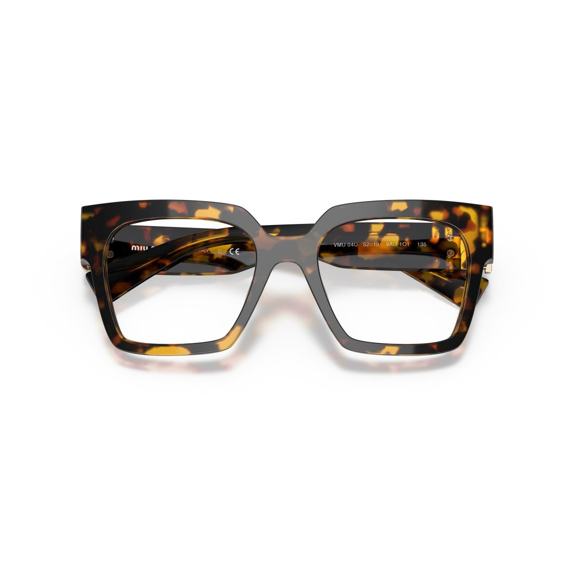 Miu Miu 0Mu 04Uv Oversized Tortoiseshell Sunglasses