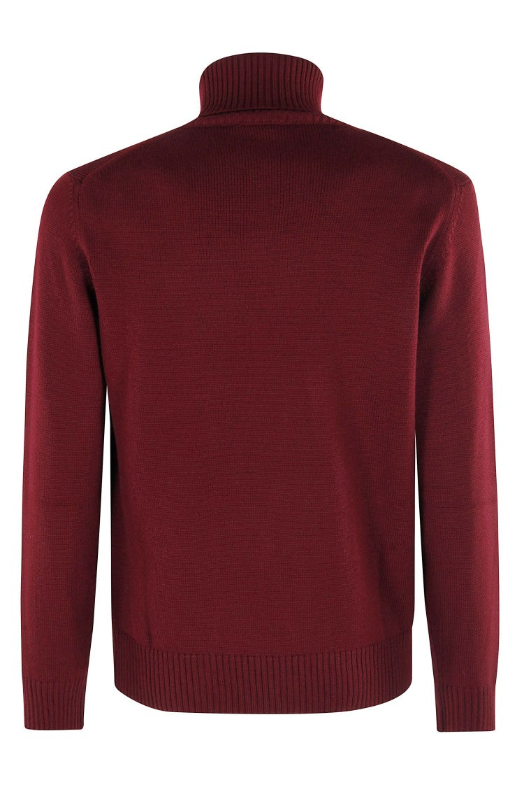 Altea Bordeaux High Collar Sweater