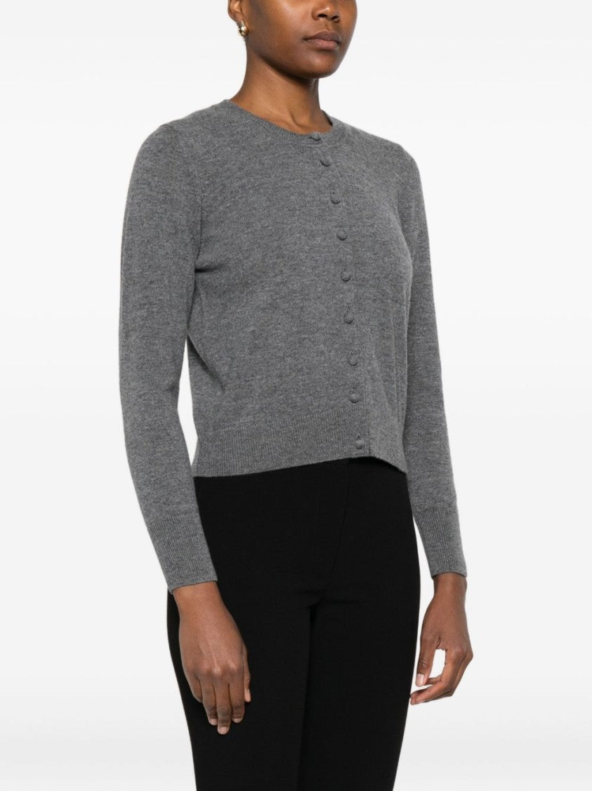 Alpha Studio Medium-Gray Geelong Wool Sweater