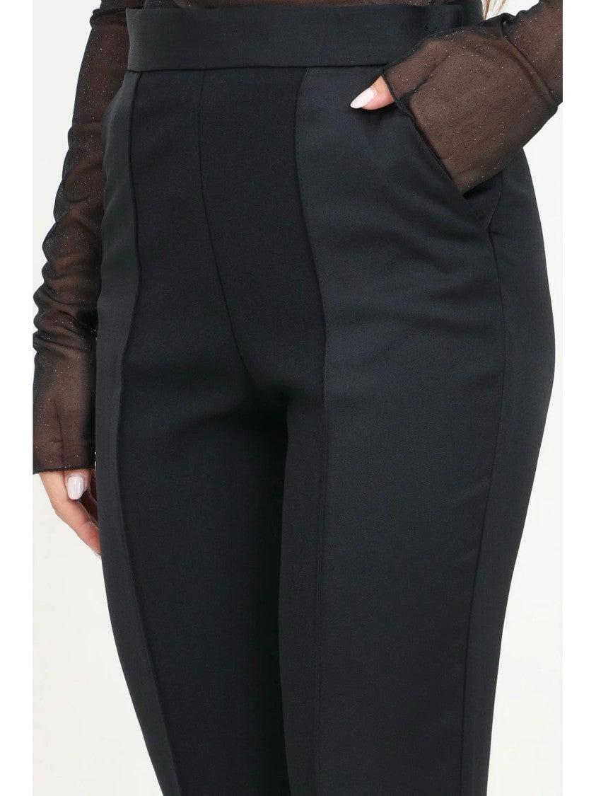 Simona Corsellini Simona Corsellini Viscose Trousers - Black