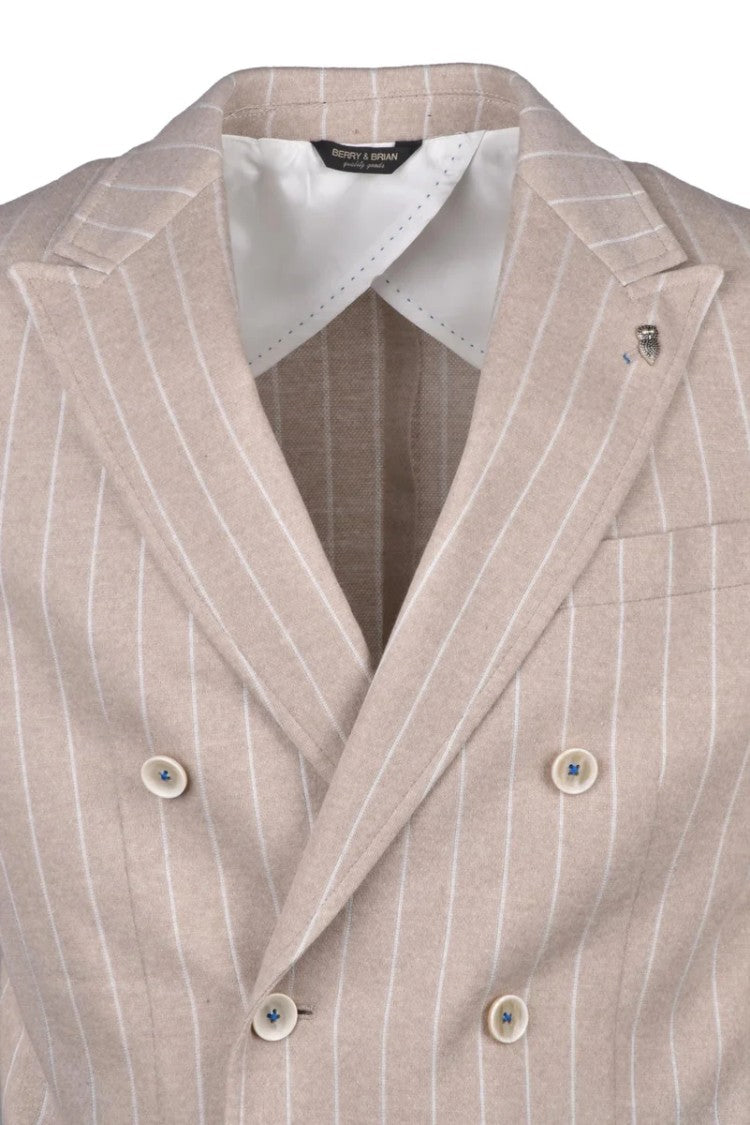 Berry & Brian Polyester/Cotton Jacket - Beige