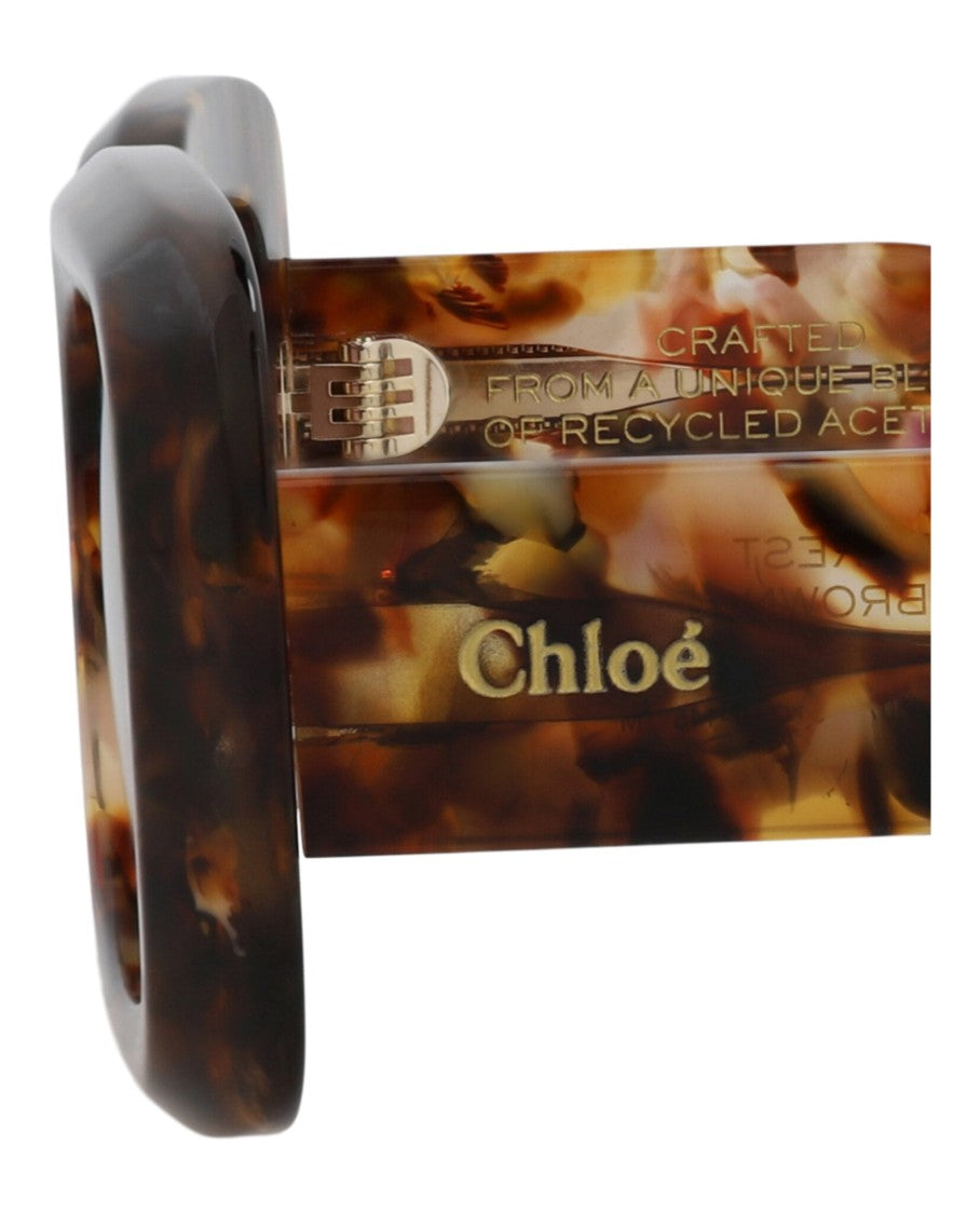 Chloé Square-Frame Recycled Acetate Sunglasses