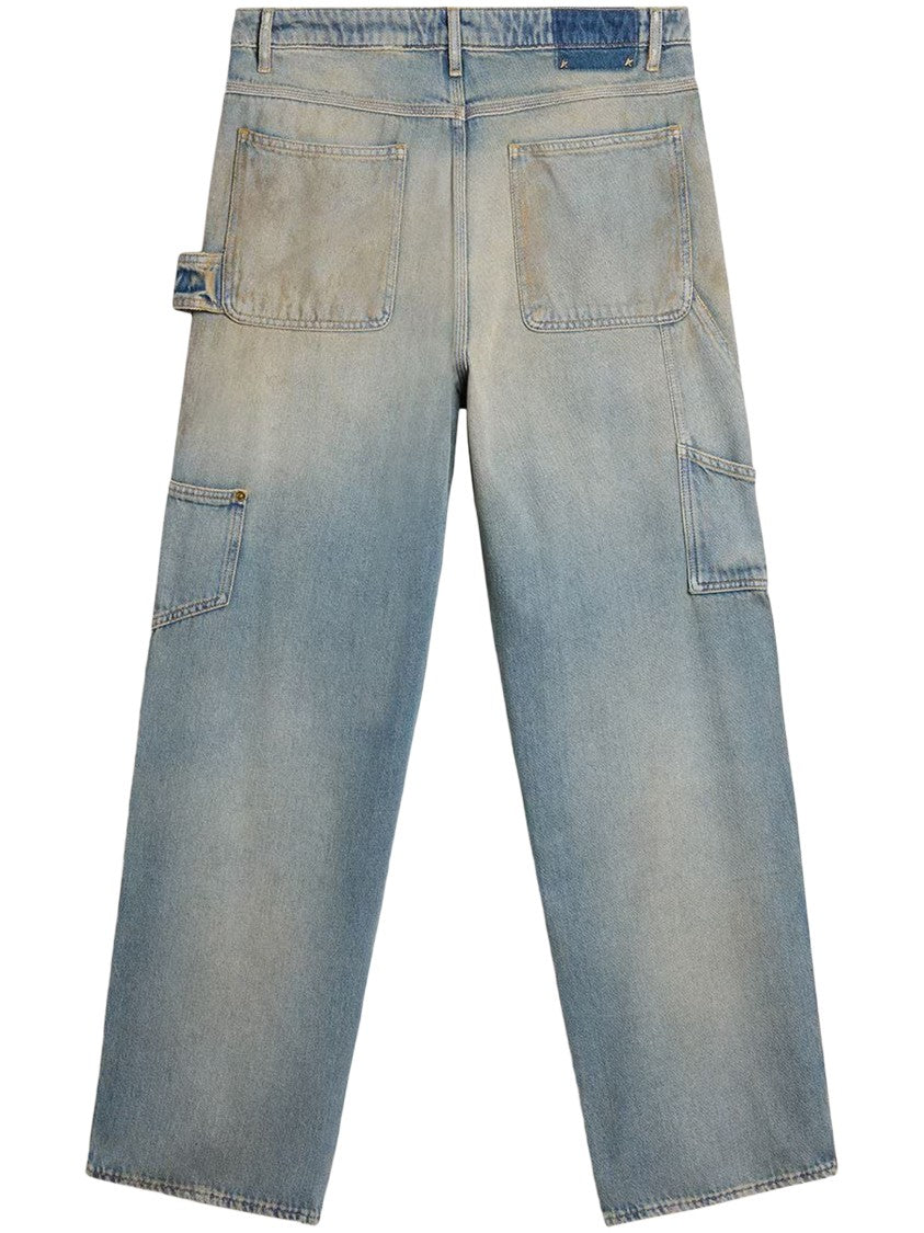 Golden Goose Painter Pant With Distressed Detailing