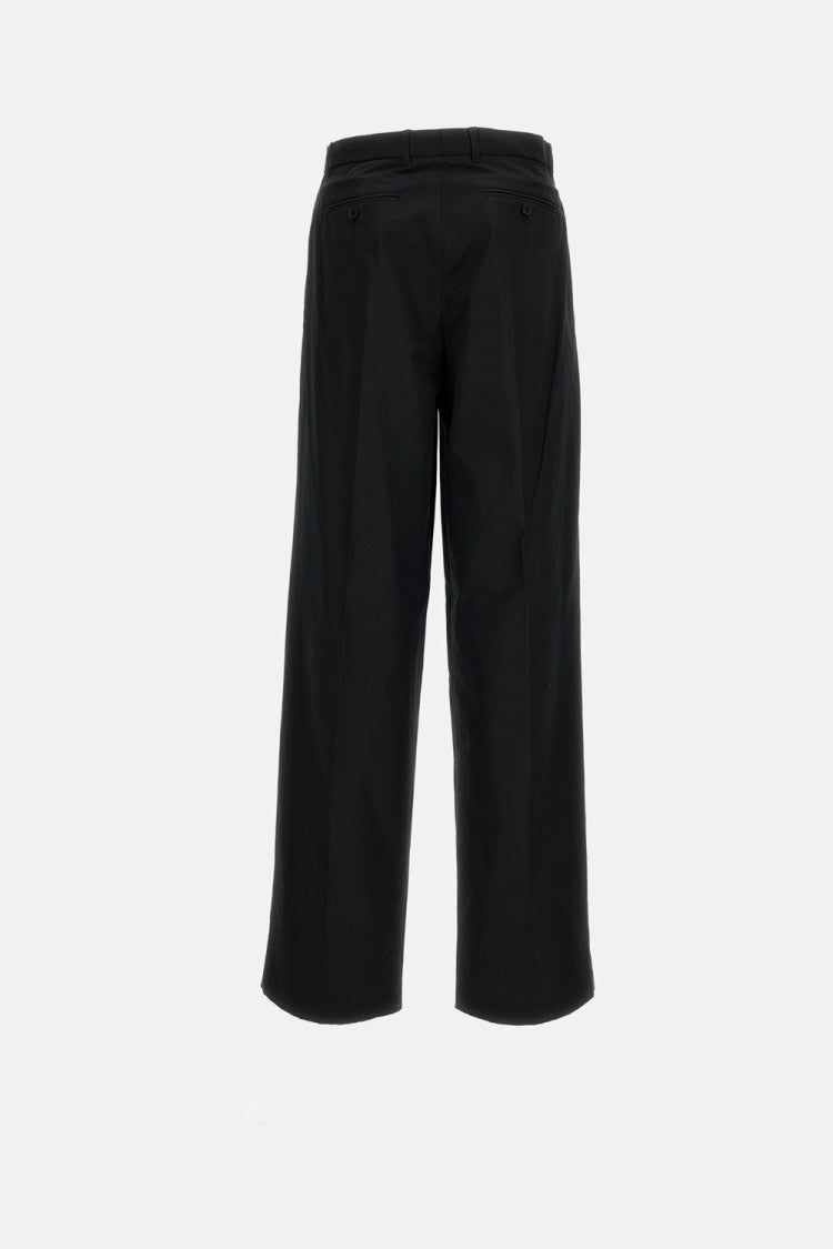 Givenchy Double Pleat Tailored Trousers With Pressed Creases
