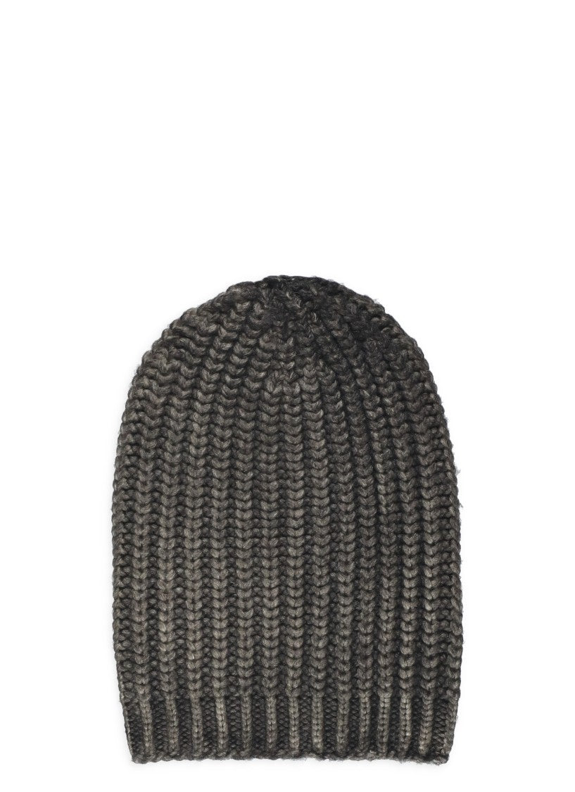Avant Toi Dark Grey Wool And Cashmere Beanie