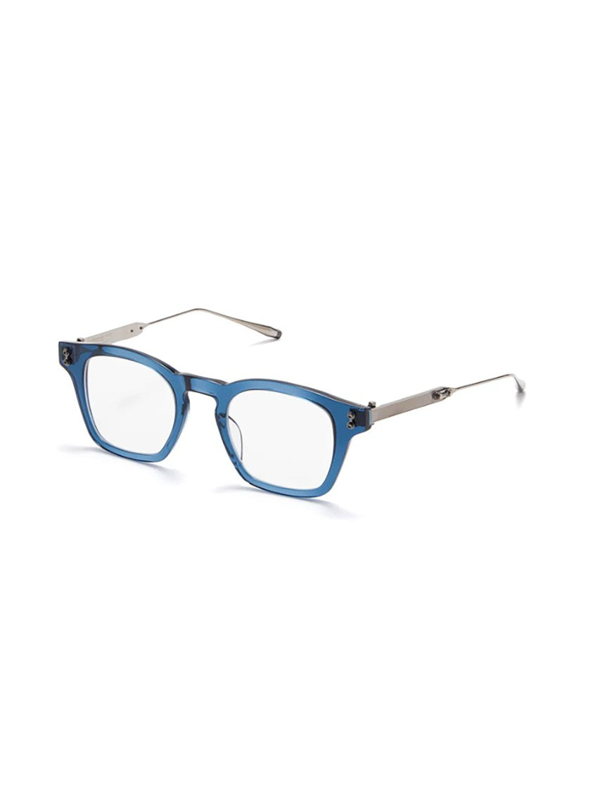 Akoni Blue Wise Translucent Acetate Eyeglasses