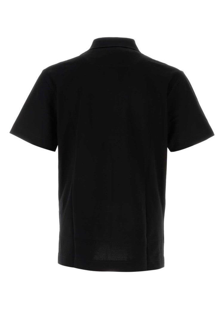 Givenchy Black Piquet Polo Shirt