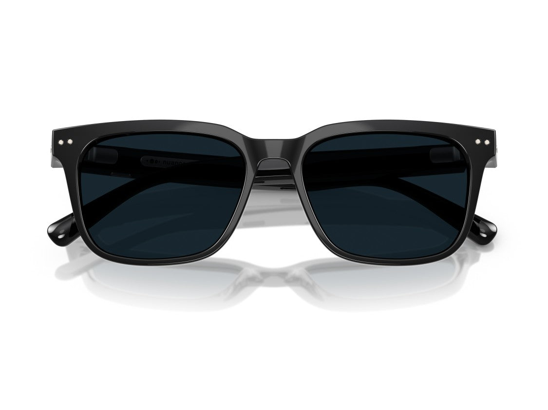 Nuance Audio Black 0Aw5004 Glossy Square Sunglasses