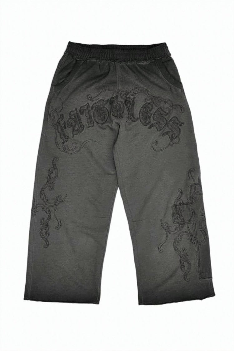 Jaded London Relaxed-Fit Black Jogger Pants