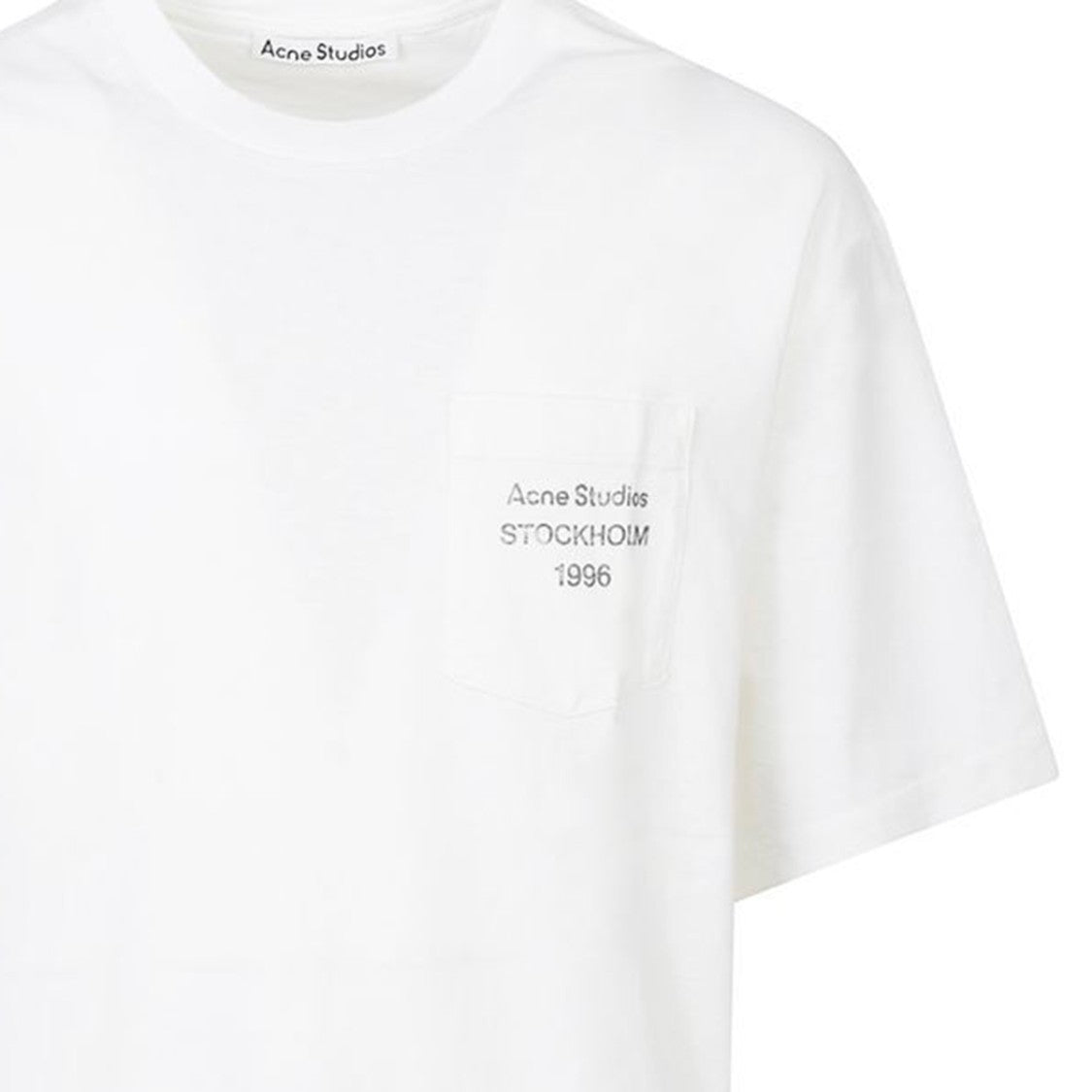 Acne Studios Minimalist Short-Sleeve T-Shirt With Chest Pocket