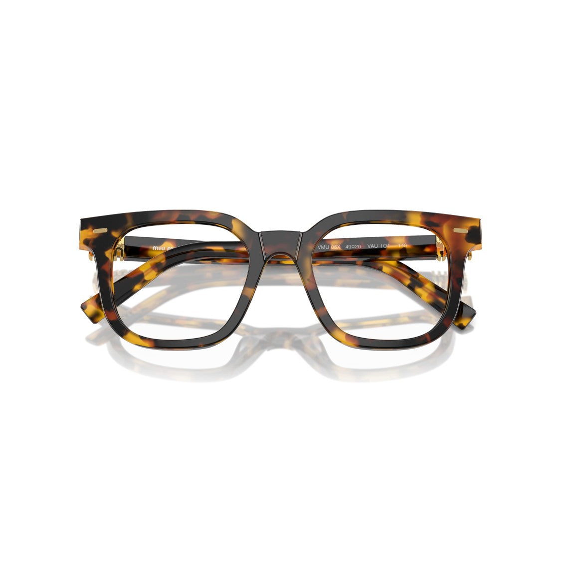 Miu Miu 0Mu 06Xv Oversized Tortoiseshell Frame Sunglasses