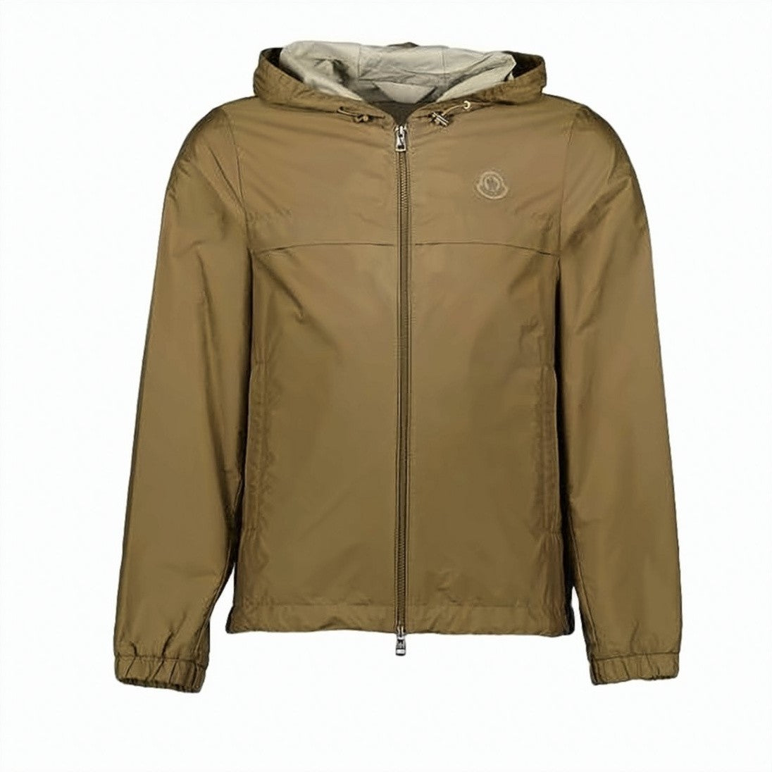 Moncler Lightweight Matte-Finish Hooded Jacket With Zipper Closure
