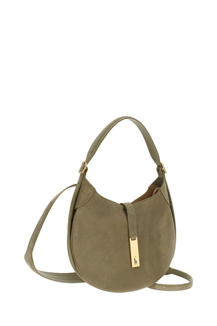 Polo Ralph Lauren Light Olive Green Polo Id Small Shoulder Bag