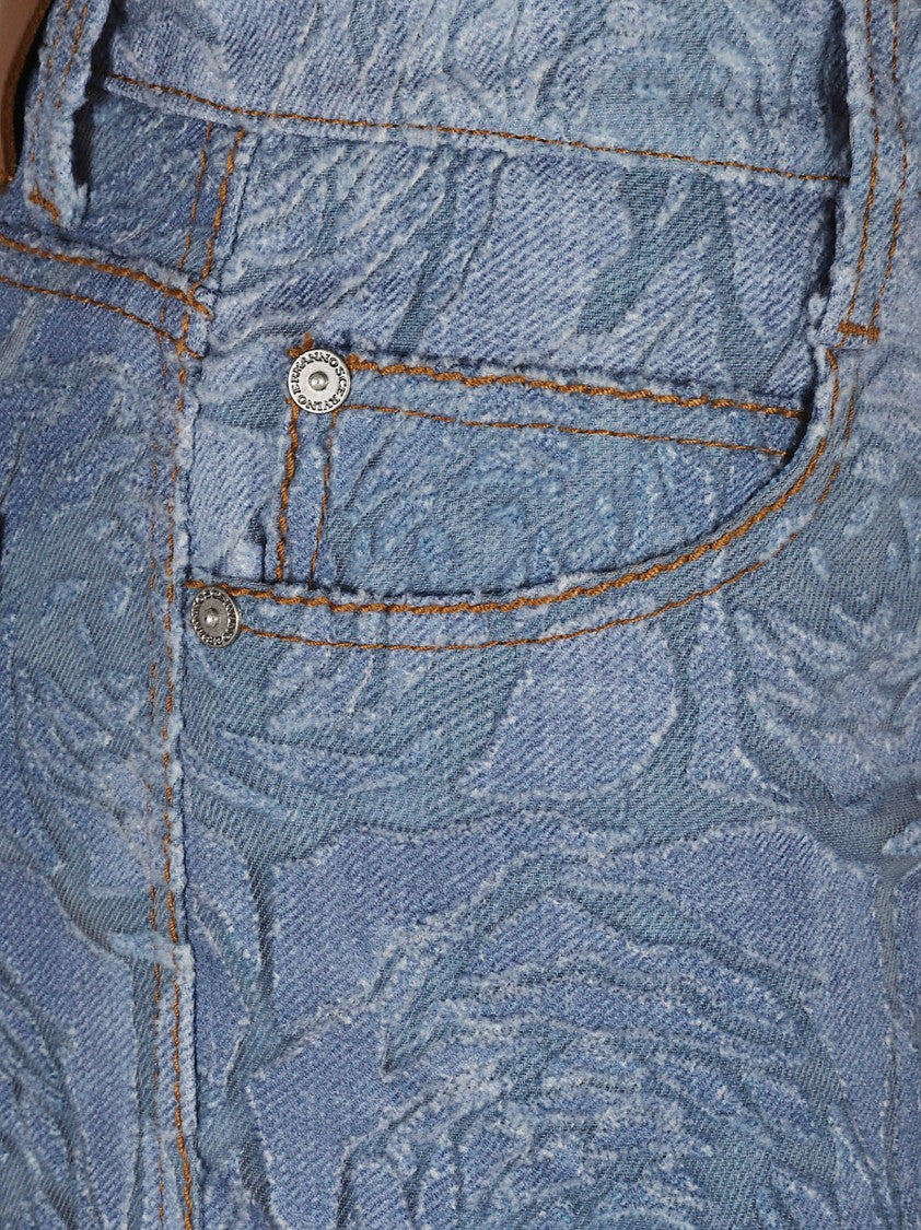 Ermanno Scervino Fitted Denim Shorts