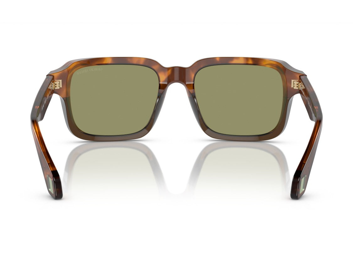 Giorgio Armani Tortoiseshell 0Ar8194u Oversized Square Sunglasses