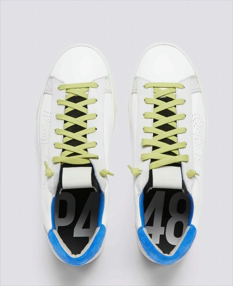 P448 Low-Top Sneakers With Perforated Logo And Accents