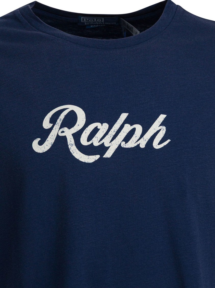 Polo Ralph Lauren Classic Fit Cotton T-Shirt With Vintage Script Logo