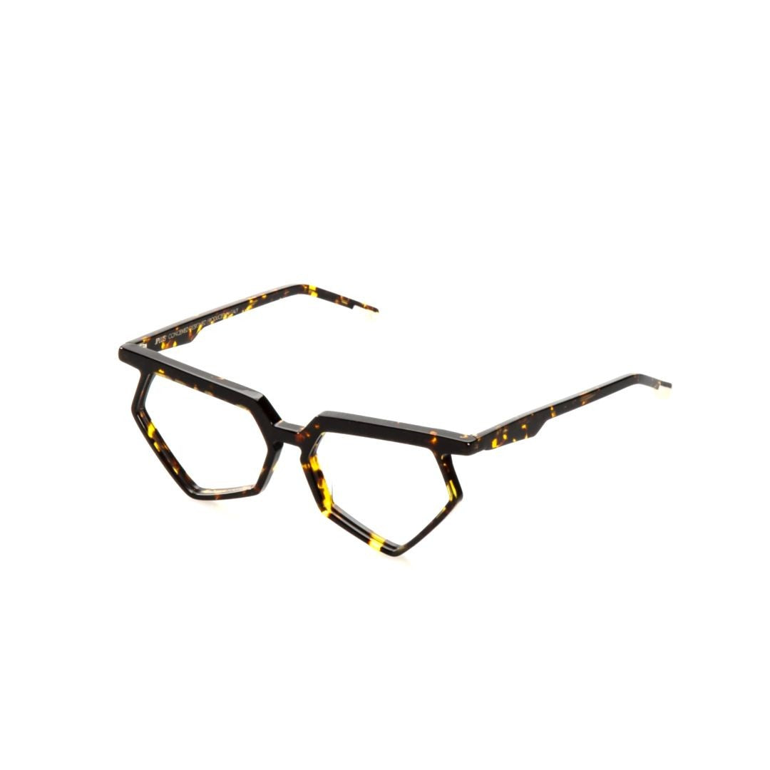 Jplus Rolya Geometric Tortoiseshell Pentagon-Shaped Eyeglasses