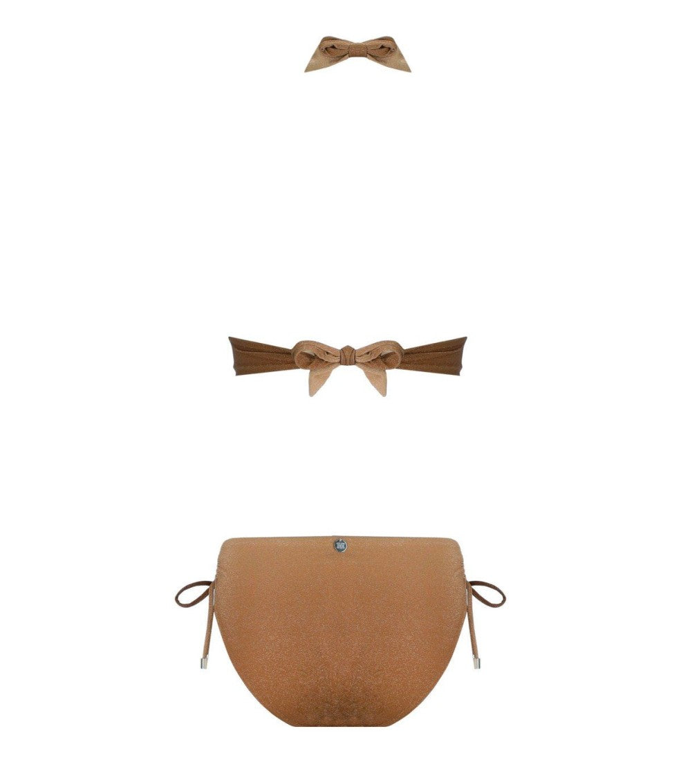 Max Mara Beachwear Betta B Cup Gold Bikini