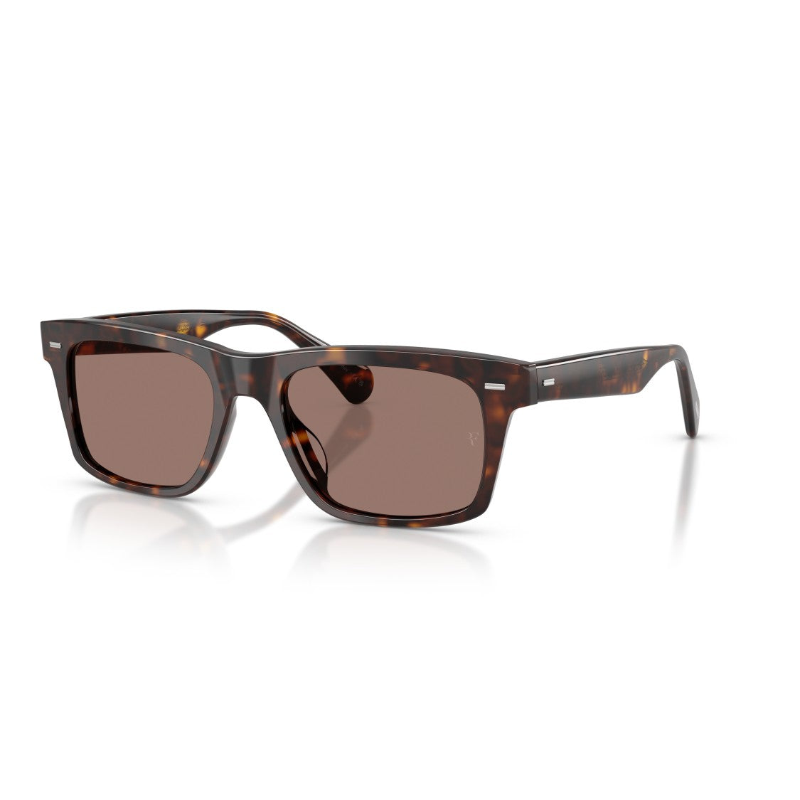 Oliver Peoples 0Ov5596su Rectangular Tortoiseshell Acetate Sunglasses With Metallic Accents