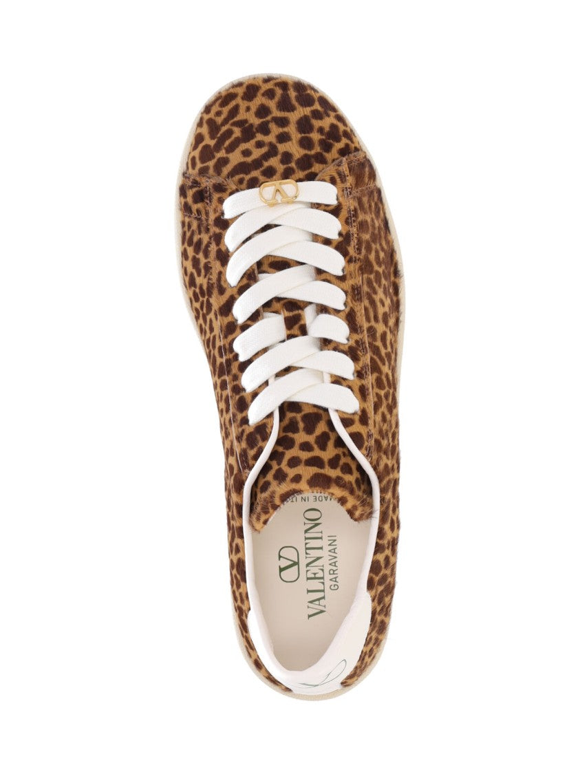 Valentino Garavani "Royco" Low-Top Sneakers Brown