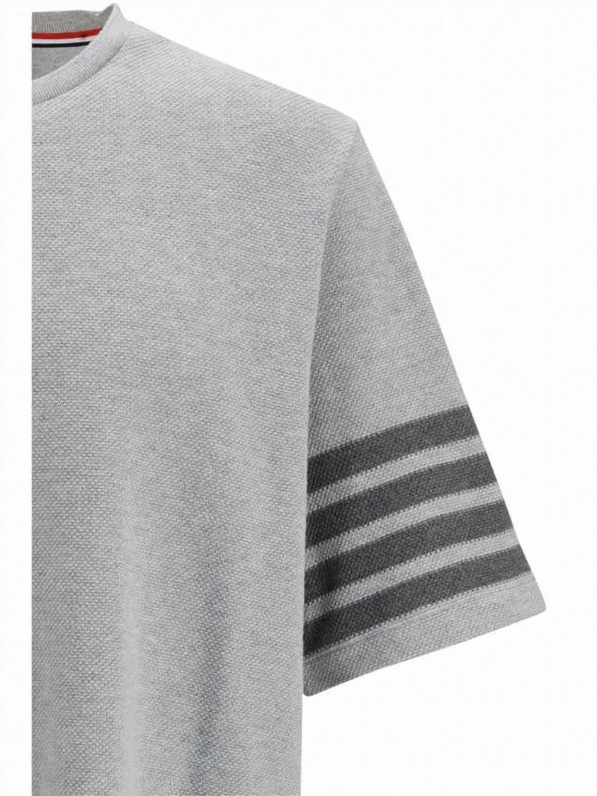 Thom Browne Textured Pique Short-Sleeve Top