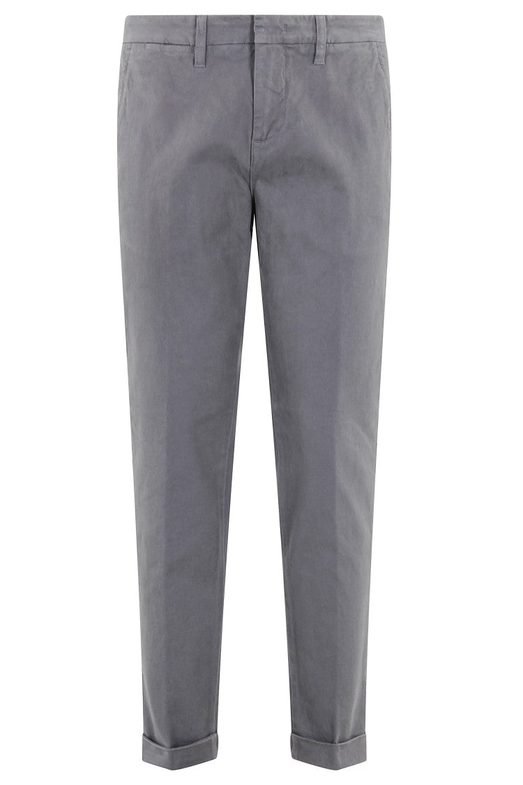 Fay Light Lead Capri Tinto Capo Stretch Cotton Cropped Pants