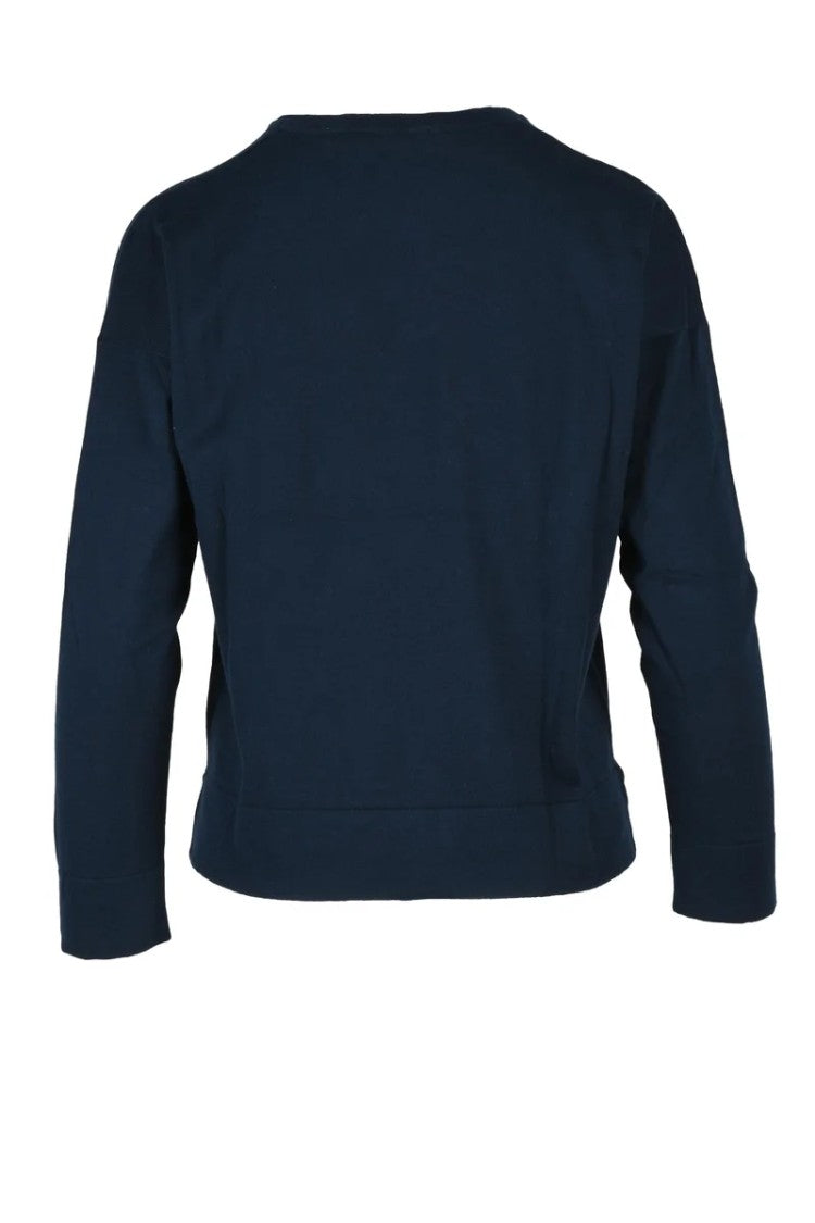 Ambrosio Blue Crew Neck Sweater