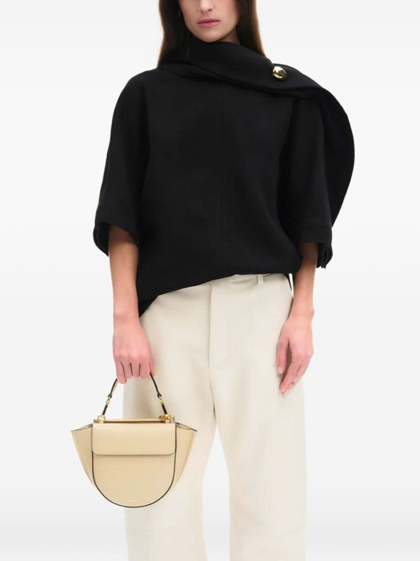 Wandler Cream Hortensia Mini Leather Shoulder Bag