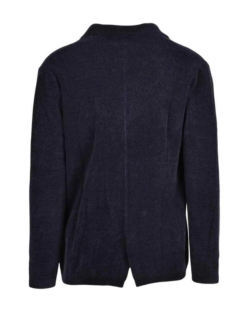 Liu Jo Blue Polyester Chenille Cardigan