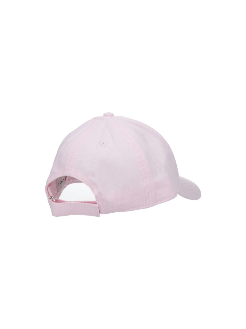 Moncler Pink Curved Visor Cotton Baseball Cap