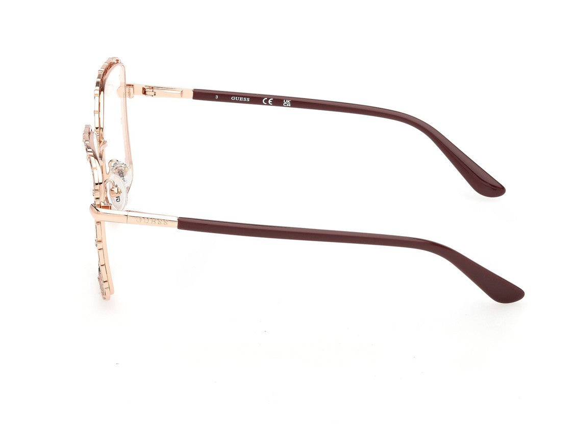 Guess Gu50364 Square Metal Eyeglasses