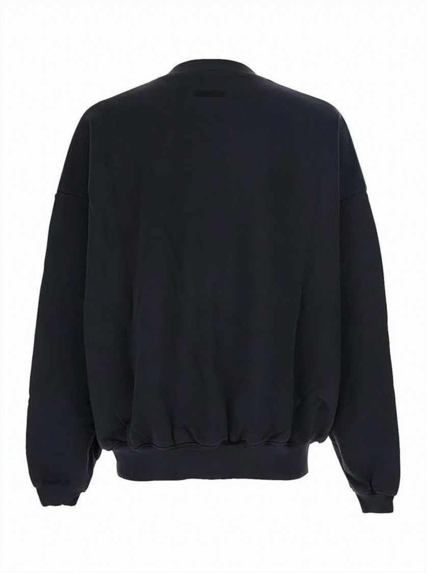 Fear Of God Relaxed Fit Long-Sleeve Sweatshirt With Bold Text Graphic