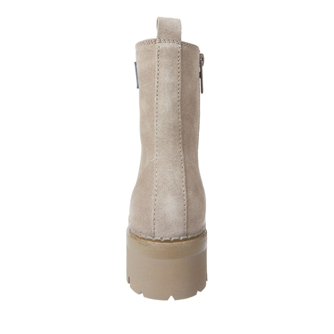 Tommy Jeans Beige Urban Lace-Up Chunky Rubber Sole Suede Boots