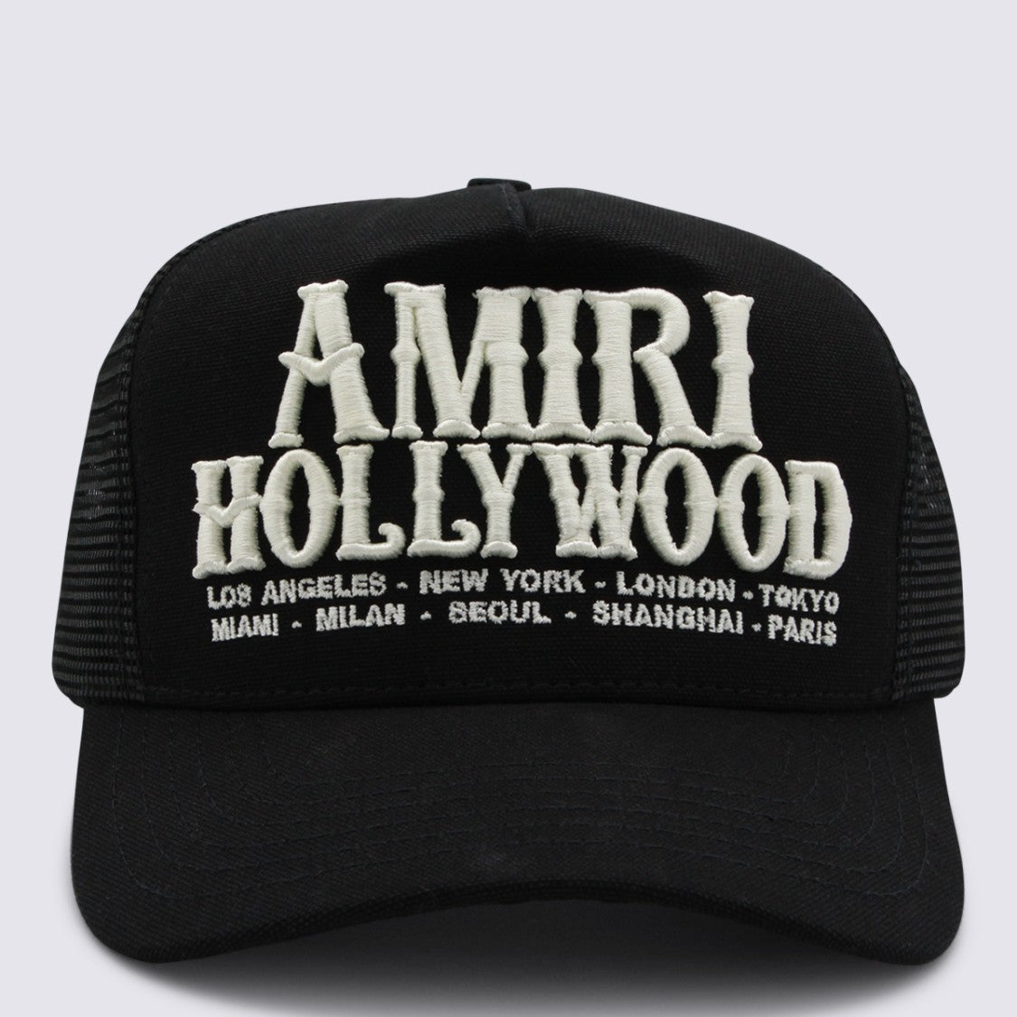 Amiri Black Cotton Hat