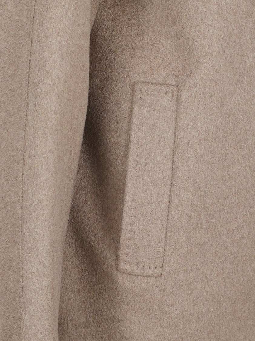 Max Mara Mid-Thigh Cashmere Coat With Classic Lapel