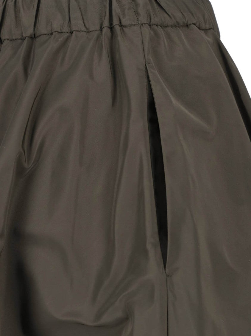 Aspesi Green Technical Midi Skirt