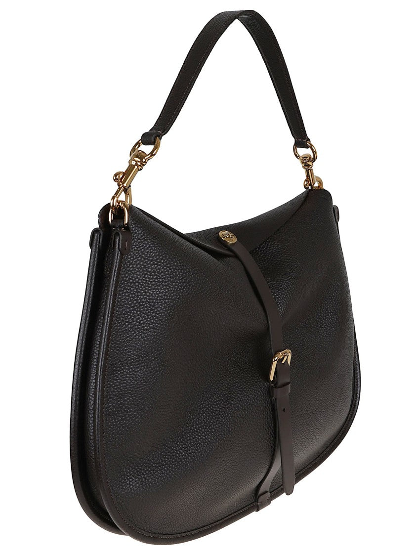 Etro Maxi Pony Crossbody Bag In Tumbled Leather