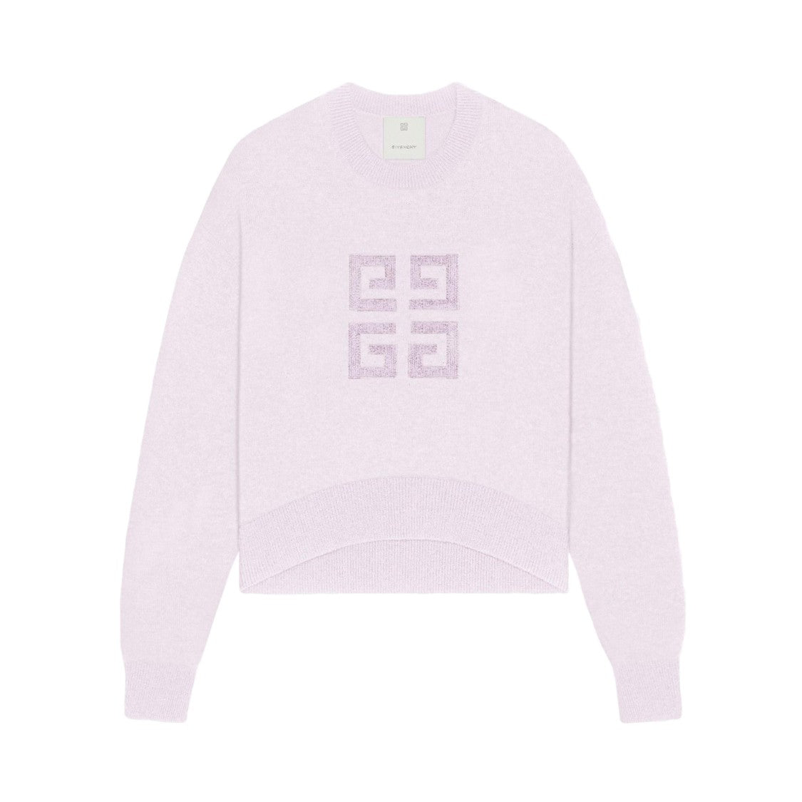 Givenchy Cropped Wool Sweater With Subtle Logo Detail