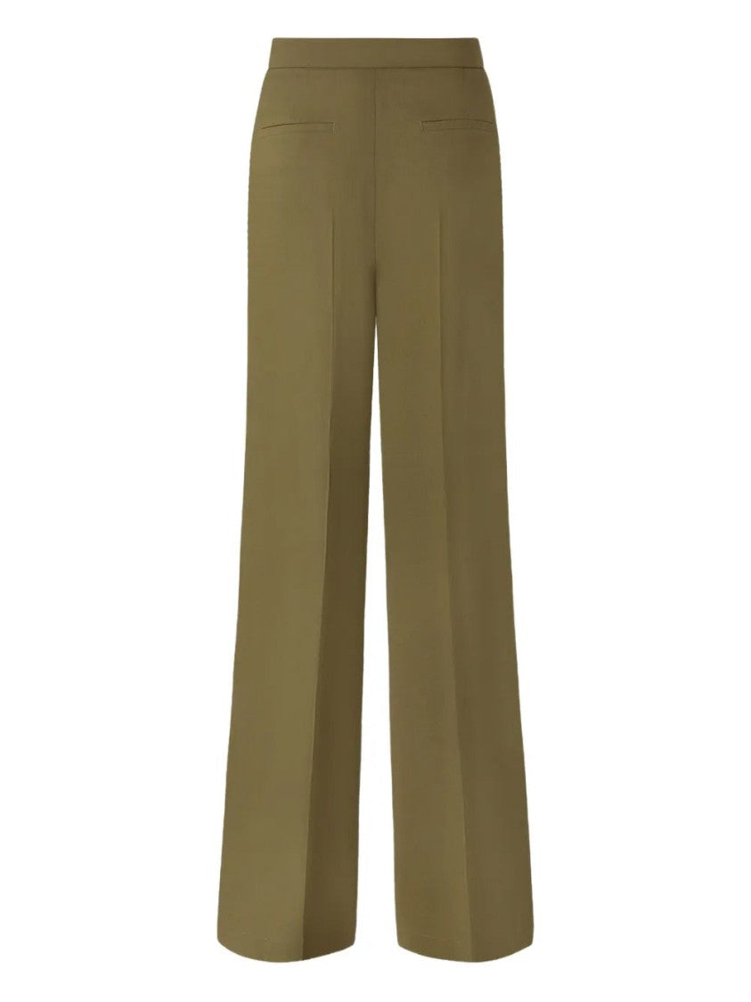 Pinko Wide Leg Linen Blend Trousers