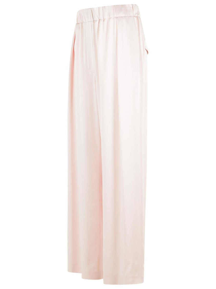 Jil Sander Pink Acetate Blend Trousers