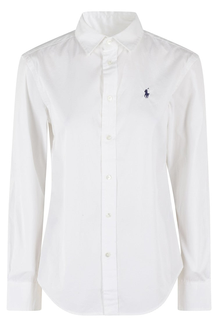 Polo Ralph Lauren White Long Sleeve Classic Cotton Casual Shirt