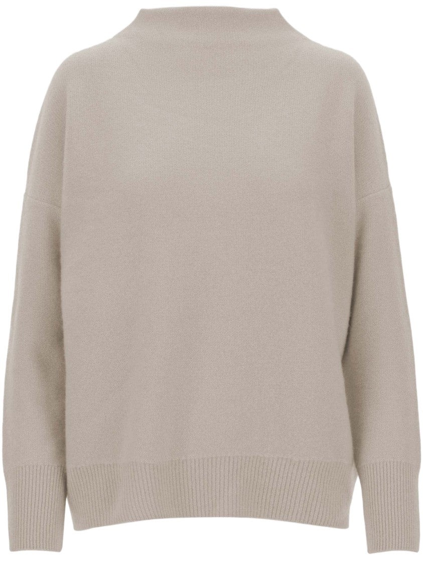 Vince Turtleneck Cashmere Sweater With Ribbed Cuffs