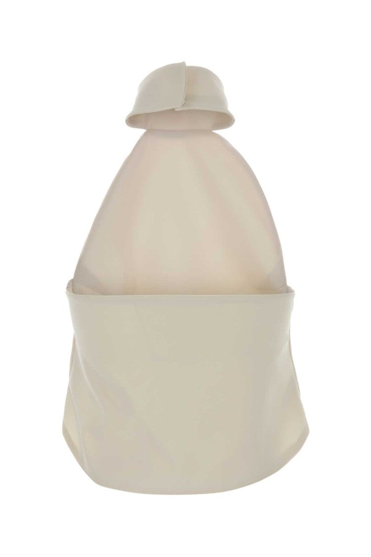Courrèges White Crepe Eclipse Top