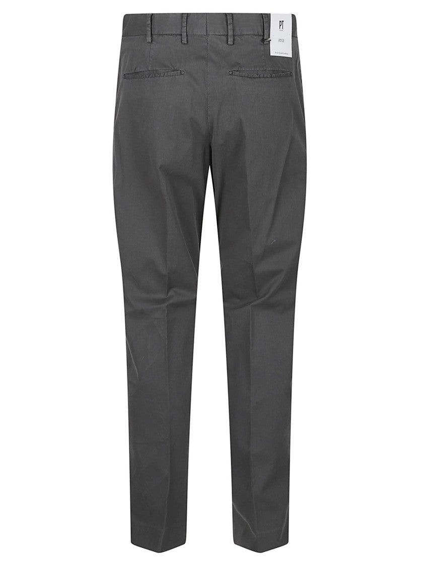 Pt Torino Rebel Straight-Leg Stretch Cotton Formal Pants